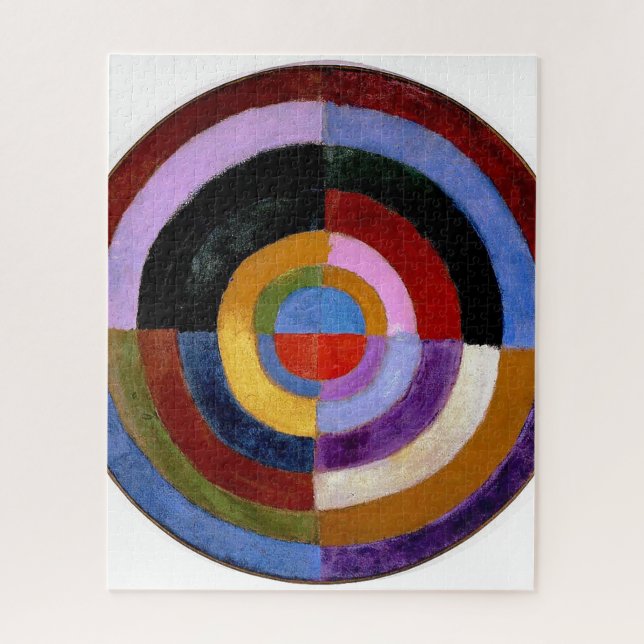 Puzzle Robert Delaunay Peinture d'art Abstrait classique (Vertical)