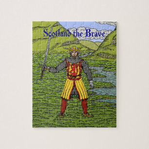 Puzzle Robert the Bruce Scotland the Brave