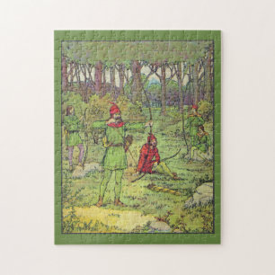 Puzzle Robin des Bois dans la forêt 