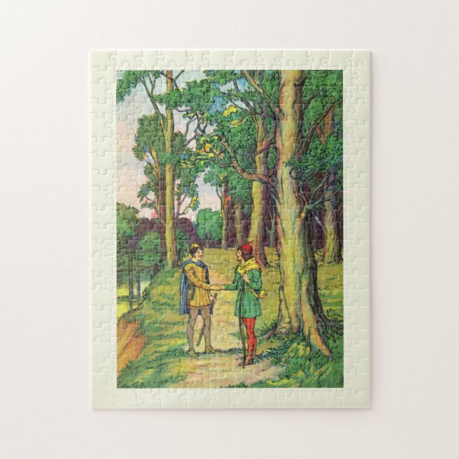 Puzzle Robin des Bois et Petit Jean  (Vertical)
