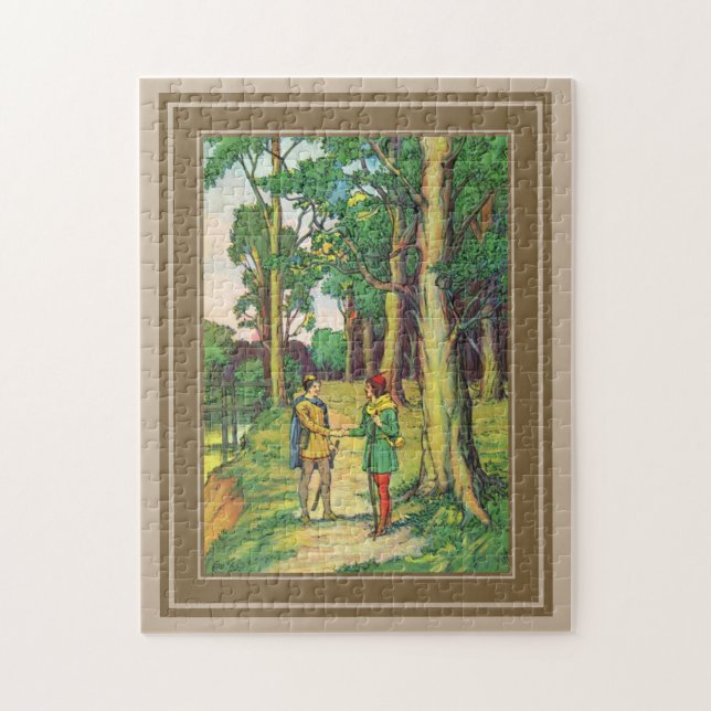 Puzzle Robin Hood Et Little John (Vertical)