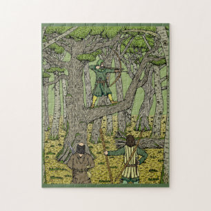 Puzzle Robin Hood in Sherwood Forest