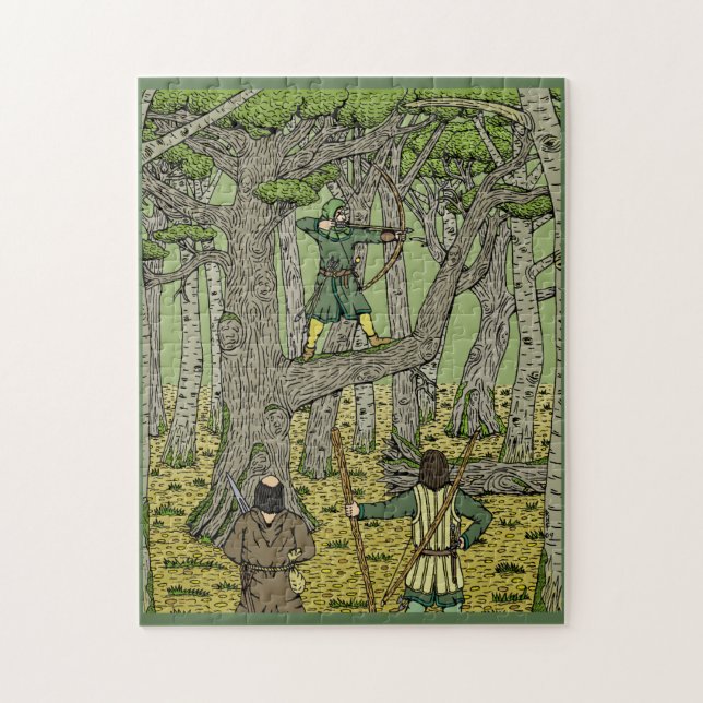 Puzzle Robin Hood in Sherwood Forest (Vertical)