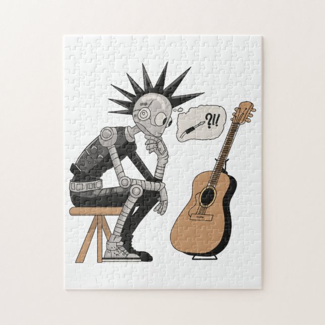 Puzzle Robot de musique confus (Vertical)