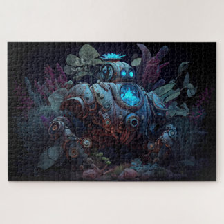Puzzle Robot et Plantes dystopiques
