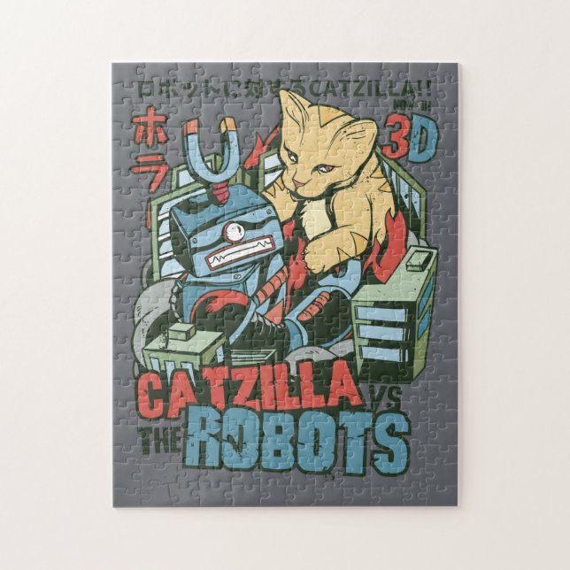 Puzzle Robots Catzilla Vs (Vertical)