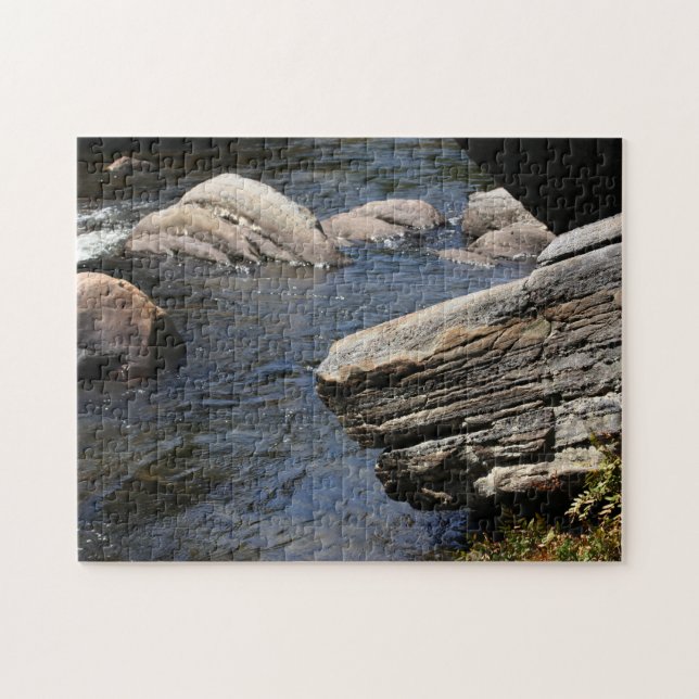 Puzzle Rochers Dans La Nature Du Fleuve (Horizontal)