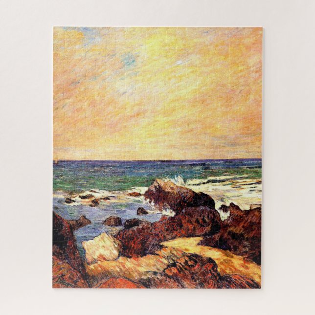Puzzle Rochers et Mer de Paul Gauguin, (Vertical)