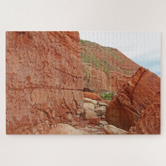 Puzzle Roches rouges, Devon, Angleterre 1014-pc (Horizontal)