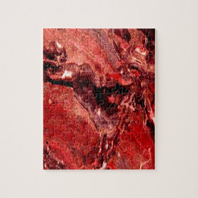 Puzzle Roches rouges rudes Mars (Vertical)