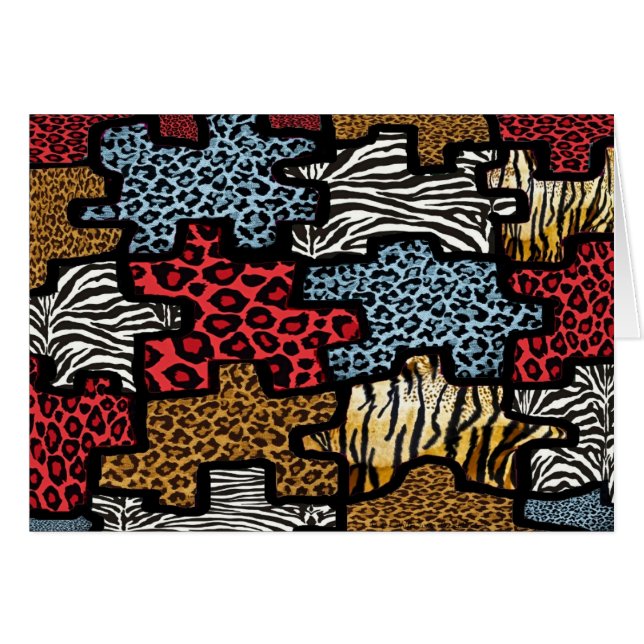 Puzzle Rockabilly Impression Animale RAB (Devant horizontal)
