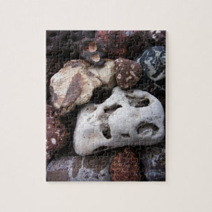 Puzzle Rocks intéressants du lac Michigan Shore