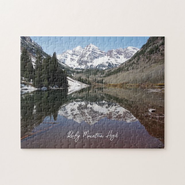Puzzle Rocky Mountain High Maroon Bells Aspen Colorado (Horizontal)