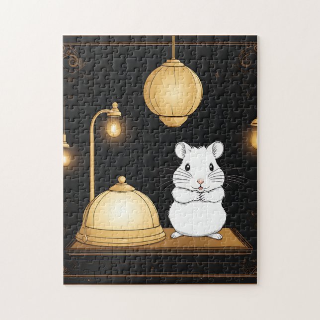 Puzzle Rodent Cosy Hamster Animal (Vertical)