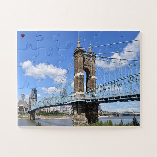 Puzzle Roebling Bridge Ohio (Horizontal)