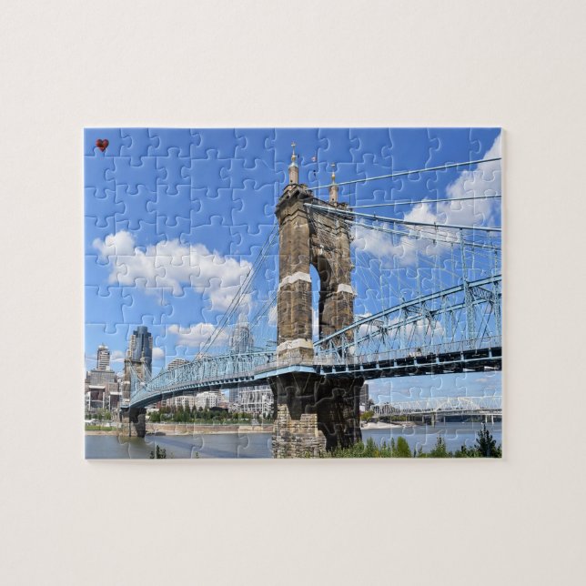 Puzzle Roebling Bridge Ohio (Horizontal)
