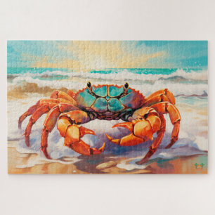 Puzzle 🐙 Roi de la Côte : Le puissant crabe