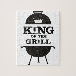 Puzzle Roi Du Grill, Couronne Blanche Noire
