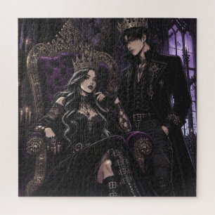 Puzzle Roi et Reine Gothiques Romantiques Esthétique So