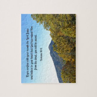 Puzzle Romains 10:9 Si vous confessez avec votre bouche..