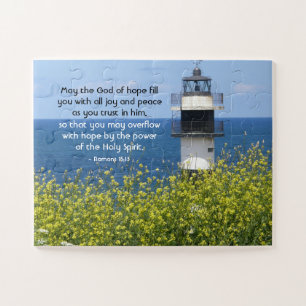 Puzzle Romains 15:13 Puisse le Dieu de l'Espoir, Phare