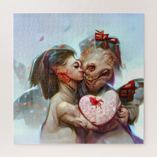 Puzzle Romance Alien lunatique (Vertical)