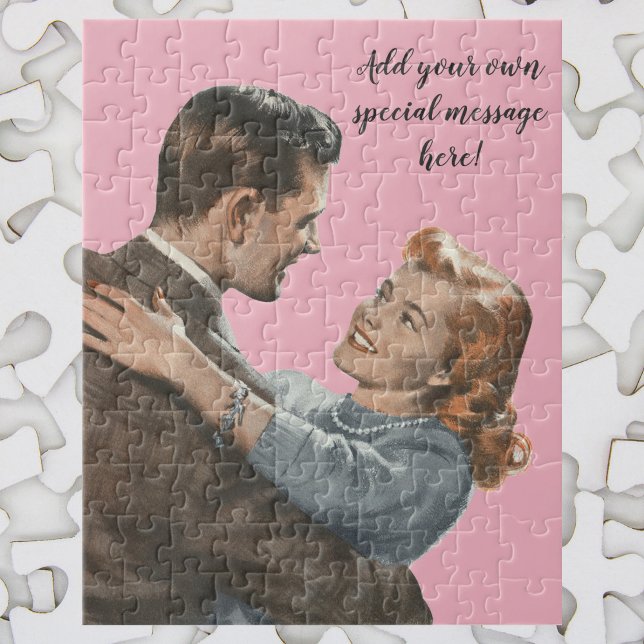 Puzzle Romance Amour Vintage Jeunes Mariés Danse ? (Créateur téléchargé)
