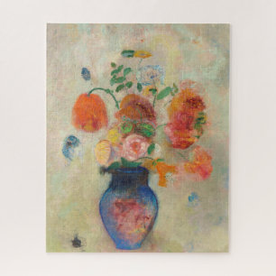 Puzzle Romantic Flowers Bouquet - Odilon Redon