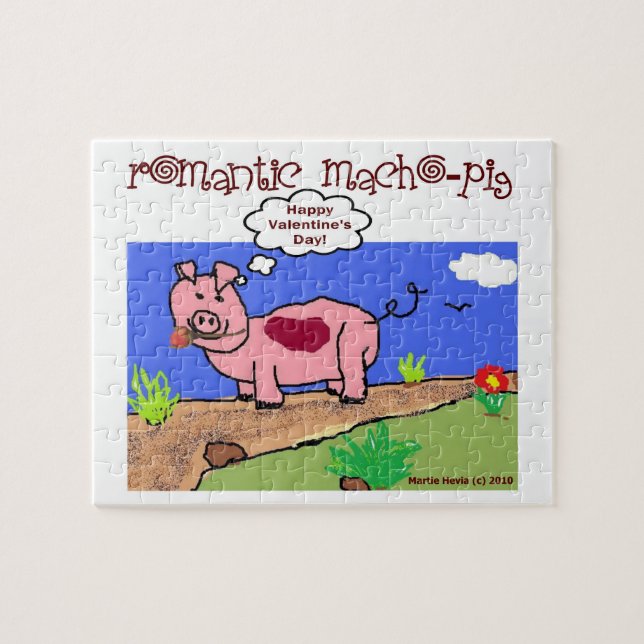 Puzzle "Romantic Macho Pig" par Blue Beach Song (Horizontal)