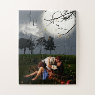 PUZZLE ROMANTIQUE COUPLE MOONLIGHT SENSUAL IMAGINAIRE PUZ