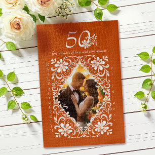 Puzzle Romantique Orange Brûlé 50 Ans