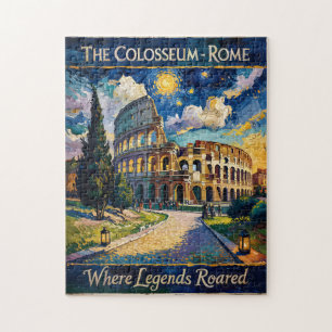 Puzzle Rome antique Italie Colisée Voyage Van Gogh Vibran