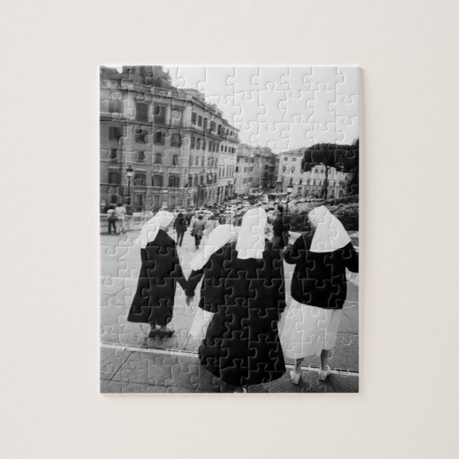 Puzzle Rome Italie, Patrouille de Nonne ! (NR) (Vertical)
