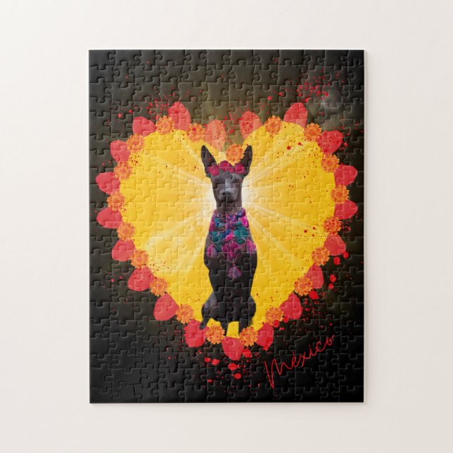 Puzzle Rompecabezas Xoloitzcuintle México (Vertical)