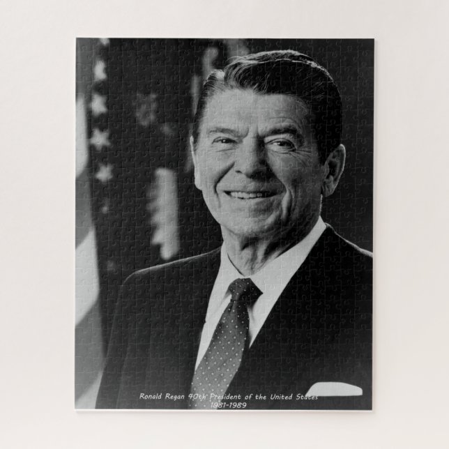 Puzzle Ronald Reagan 40e Président des États-Unis (Vertical)