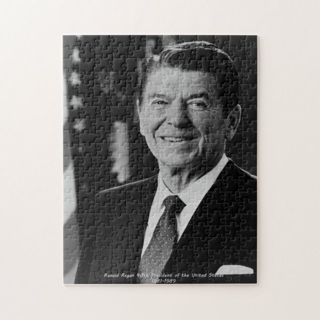 Puzzle Ronald Reagan 40e président des États-Unis (Vertical)