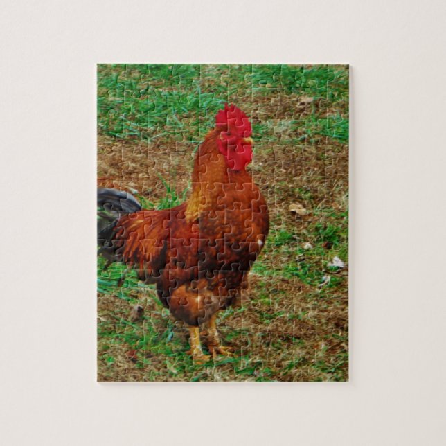 Puzzle Rooster (Vertical)
