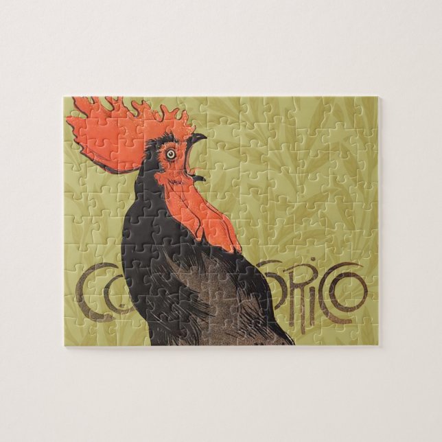 Puzzle Rooster Steinlen Cocorico (Horizontal)
