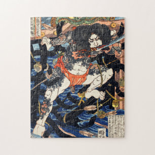 Puzzle Rori Hakucho Chojun par Utagawa Kuniyoshi