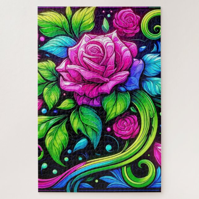 Puzzle Rose (Vertical)