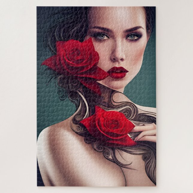 Puzzle Rose (Vertical)