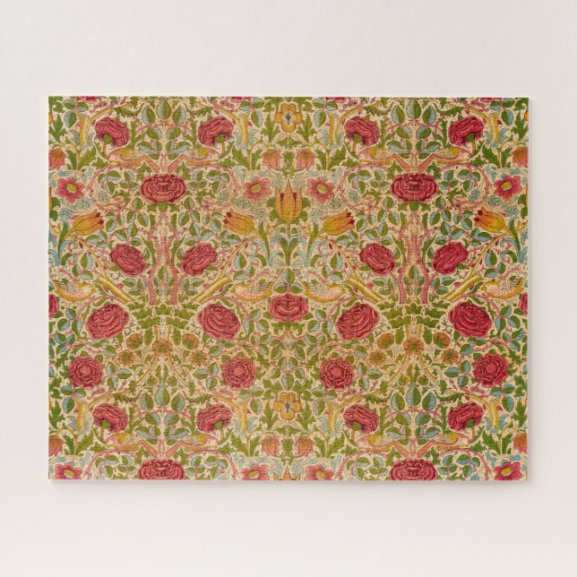 Puzzle Rose, 1883 par William Morris (Horizontal)