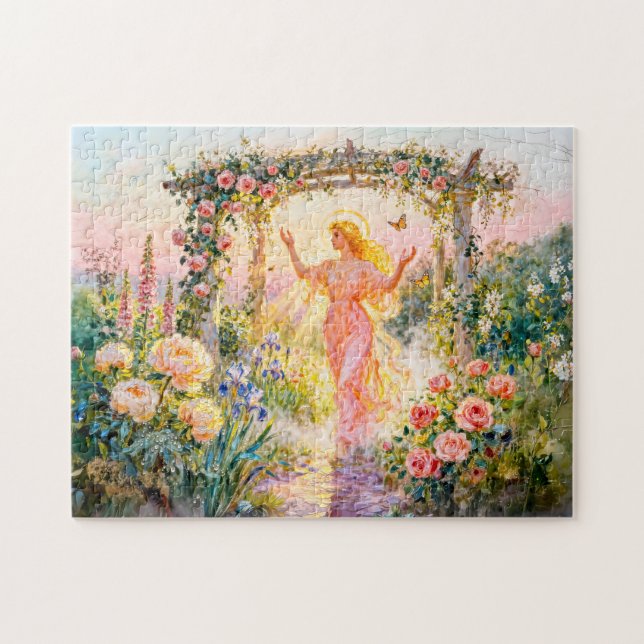Puzzle Rose Aurore Déesse Grecque Lever du Soleil (Horizontal)