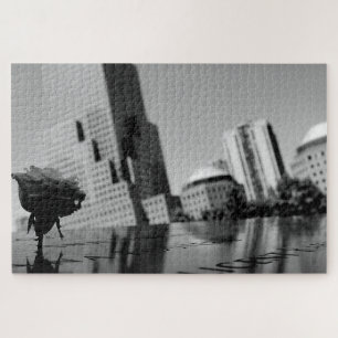 Puzzle Rose blanche du souvenir
