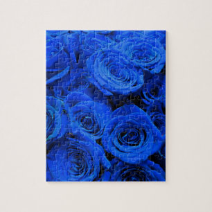 Puzzle Rose bleu
