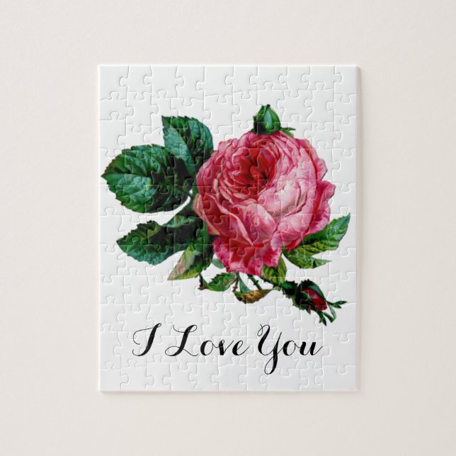 Puzzle Rose de chou (Vertical)