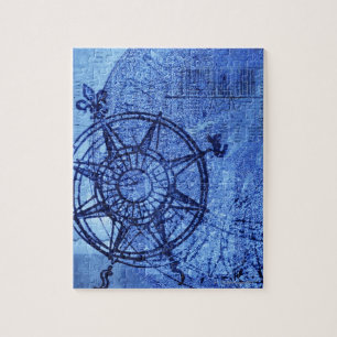 Puzzle Rose de compas antique