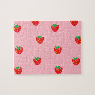 Puzzle Rose de fraises