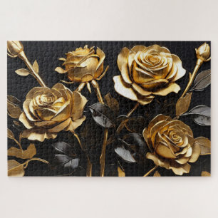 Puzzle Rose d'or Acrylique moderne