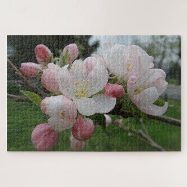 Puzzle rose et blanc (Horizontal)